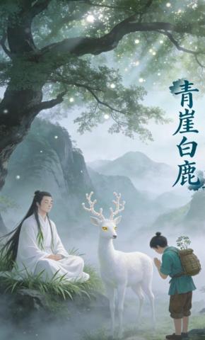 短剧《青崖白鹿》海报