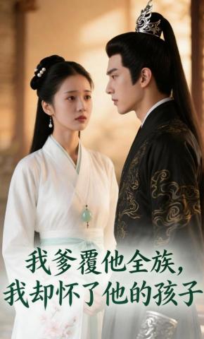 短剧《我爹覆他全族，我却怀了他的孩子》海报