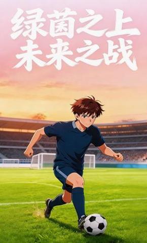 短剧《绿茵之上未来之战》海报