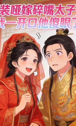 短剧《装哑嫁碎嘴太子，我一开口，他傻眼了》海报