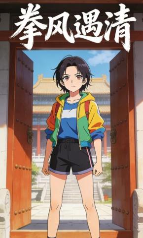 短剧《拳风遇清》海报