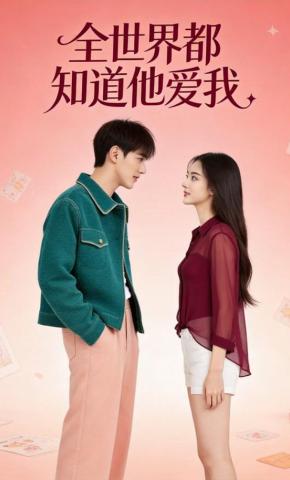 短剧《全世界都知道他爱我》海报