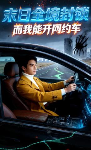 短剧《末日全境封锁，而我能开网约车》海报