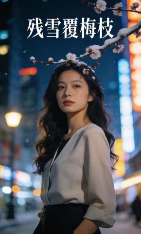 短剧《残雪覆梅枝》海报