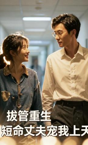 短剧《拔管重生：短命丈夫宠我上天》海报