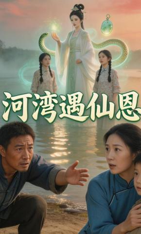 短剧《河湾遇仙恩》海报