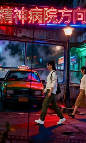 短剧《精神病院方向》海报