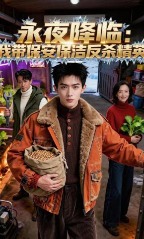 短剧《永夜降临：我带保安保洁反杀精英》海报