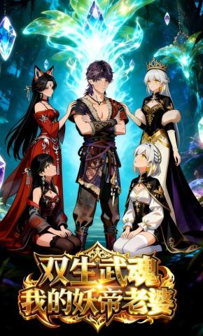 短剧《双生神级武魂，震惊妖帝老婆》海报