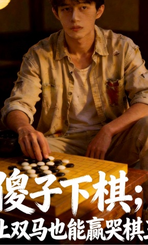 短剧《傻子下棋：让双马也能赢哭棋王》海报