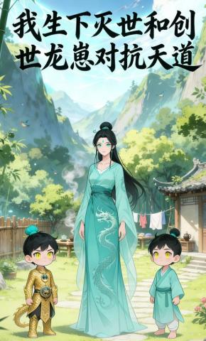 短剧《我生下灭世和创世龙崽对抗天道》海报