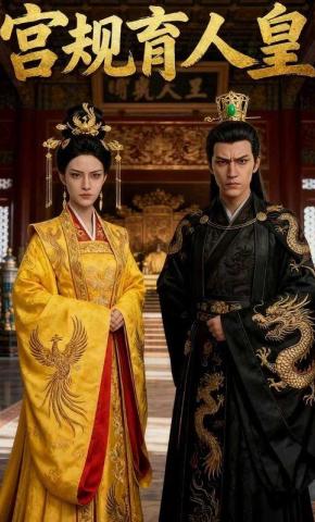 短剧《宫规育人皇》海报
