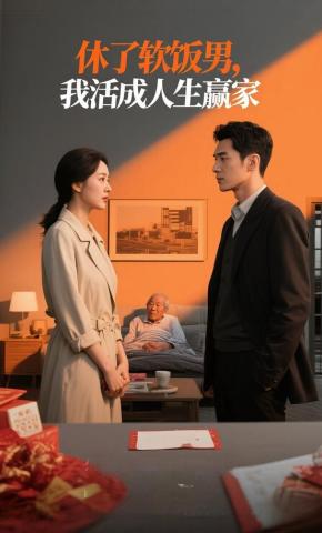 短剧《休了软饭男，我活成人生赢家》海报