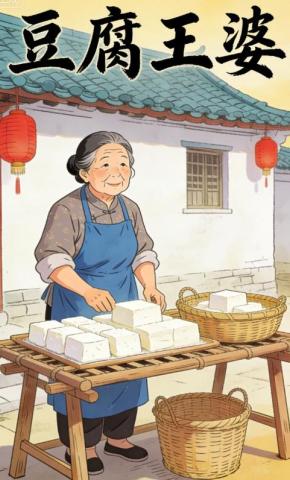 短剧《豆腐王婆》海报