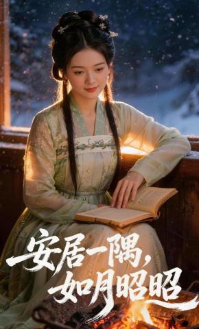 短剧《安居一隅，如月昭昭》海报