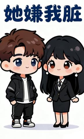短剧《她嫌我脏》海报