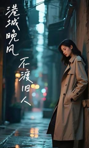 短剧《港城晚风，不渡旧人》海报