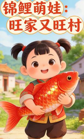 短剧《锦鲤萌娃：旺家又旺村》海报