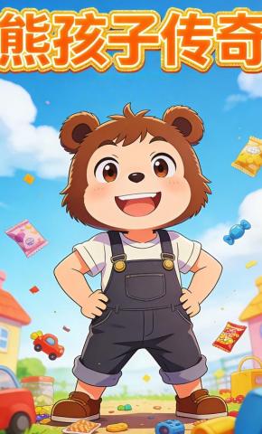 短剧《熊孩子传奇》海报