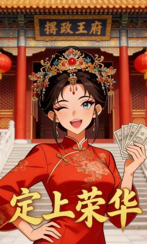 短剧《定上荣华》海报