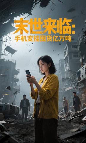 短剧《末世来临：手机变挂囤货亿万吨》海报