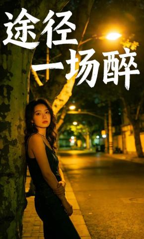 短剧《途径一场醉》海报