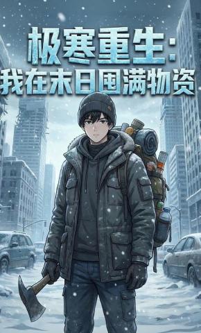 短剧《极寒重生：我在末日囤满物资》海报