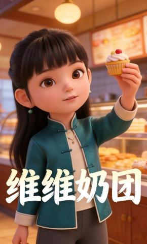 短剧《维维奶团》海报