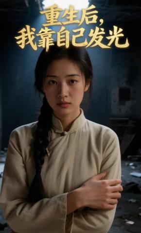 短剧《重生后，我靠自己发光》海报