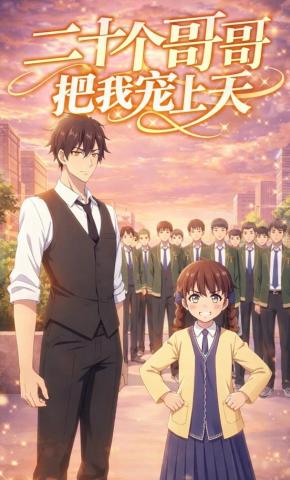 短剧《二十个哥哥把我宠上天》海报