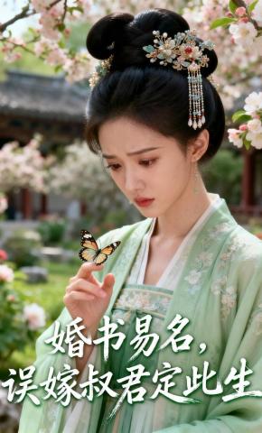 短剧《婚书易名，误嫁叔君定此生》海报