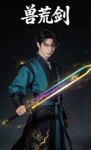 短剧《兽荒剑》海报