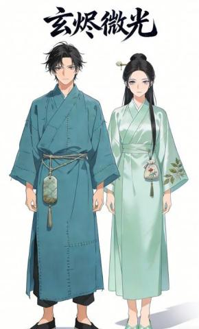 短剧《玄烬微光》海报