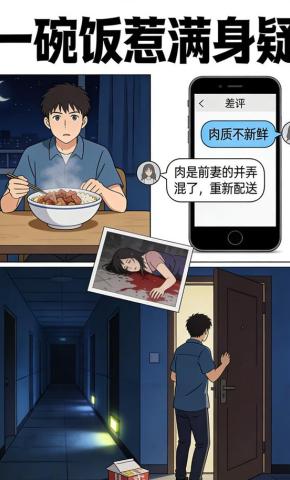 短剧《一碗饭惹满身疑》海报