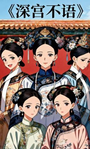 短剧《深宫不语》海报