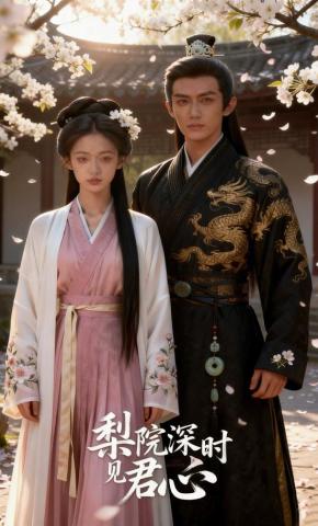 短剧《梨院深时见君心》海报