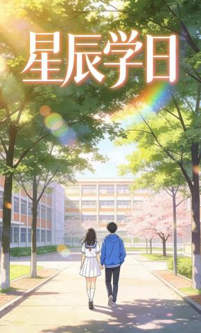 短剧《星辰学日》海报
