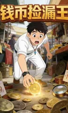 短剧《钱币捡漏王》海报