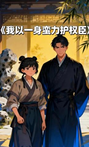 短剧《我以一身蛮力护权臣》海报