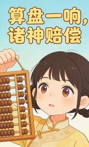 短剧《算盘一响，诸神赔偿》海报