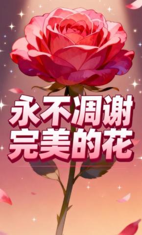 短剧《永不凋谢完美的花》海报