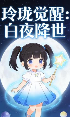 短剧《玲珑觉醒：白夜降世》海报