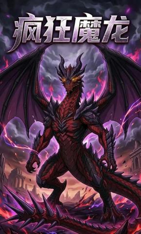 短剧《疯狂魔龙》海报