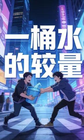 短剧《一桶水的较量》海报