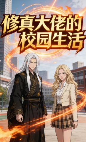 短剧《修真大佬的校园生活》海报