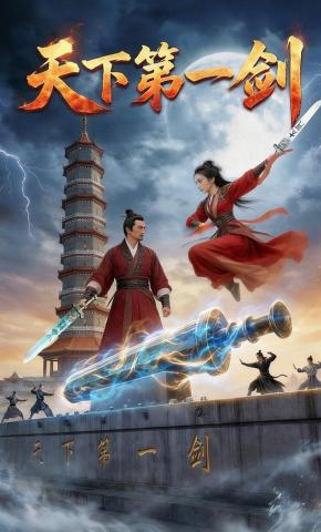 短剧《天下第一剑》海报