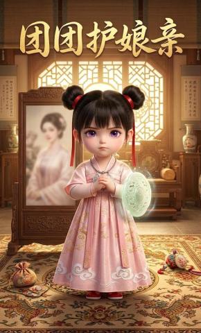 短剧《团团护娘亲》海报