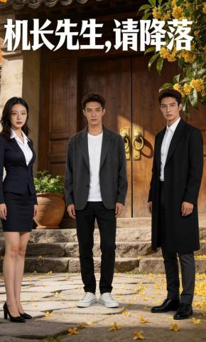 短剧《机长先生，请降落》海报