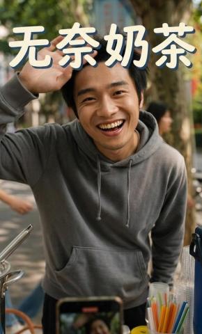 短剧《无奈奶茶》海报