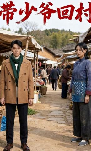 短剧《带少爷回村》海报